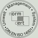 Wenzel Düsentechnik hat ein norm cert Zertifikat für Umwelt Management System DIN 14001